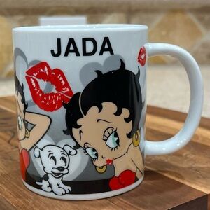 Betty Boop and dog Pudgy, Red Heart JADA mug